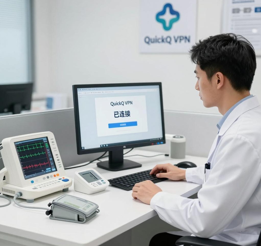 远程医疗从业者：QuickQ VPN实现患者数据安全传输